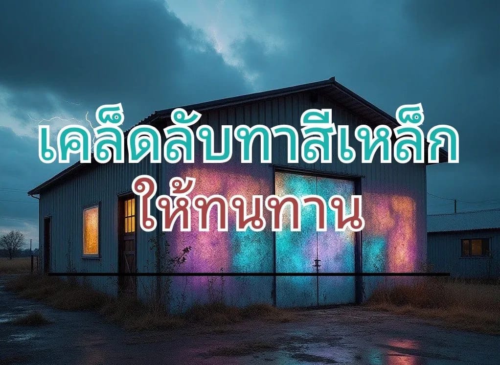 ทาสีเหล็กในบ้าน