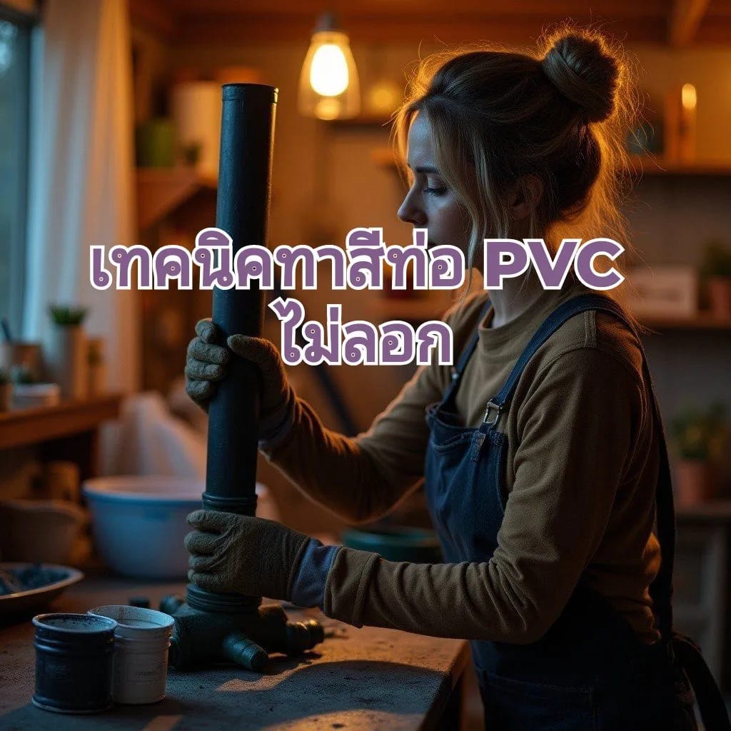 ทาสีท่อ PVC ยังไงดี
