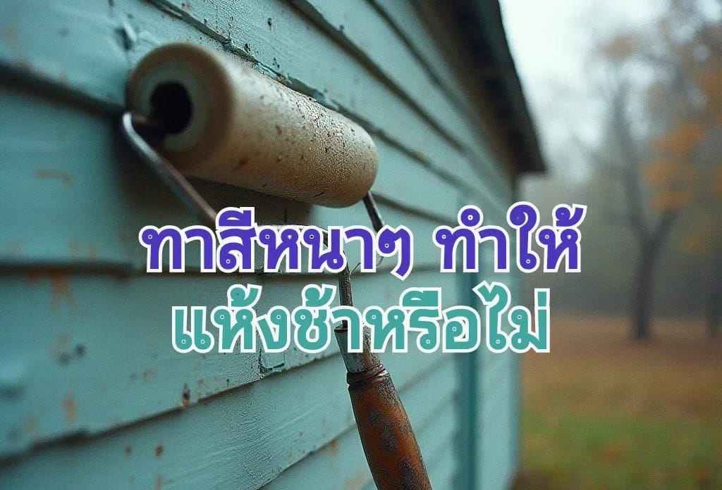 ทาสีบ้านหนา