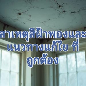 ฝ้าเพดานพอง