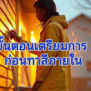 เตรียมทาสี