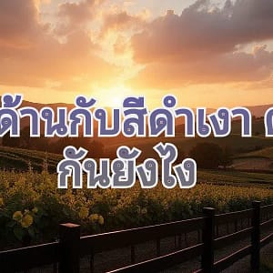 รั้วดำด้าน