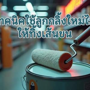 ลูกกลิ้งทาสีมีกี่แบบ
