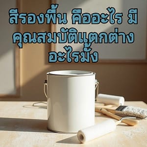 สีรองพื้นคืออะไร