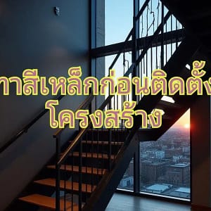 ทาสีเหล็กโครงสร้าง