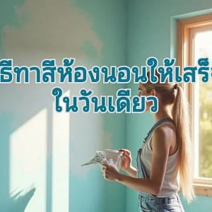 ทาสีห้องนอนวันเดียว