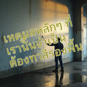 เหตุผลในการทาสีรองพื้น