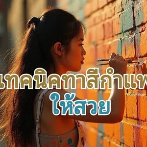 ขั้นตอนทาสีกำแพงให้ดูดีเสมอ