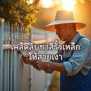 ทาสีเหล็กให้เงางามเหมือนใหม่