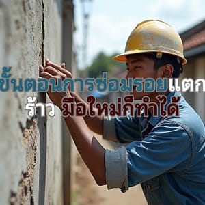 ผนังซ่อมรอยแตกร้าว