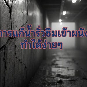 สาเหตุหลักที่สำคัญที่ทำให้น้ำนั้นรั่วซึม