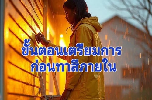 เตรียมทาสี