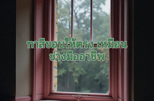 ตัดขอบทาสี