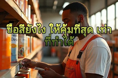 เลือกซื้อสีให้ประหยัด
