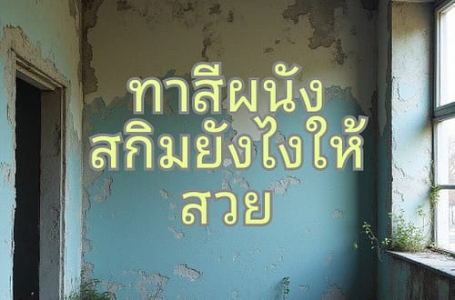 ทาสีบนสกิม