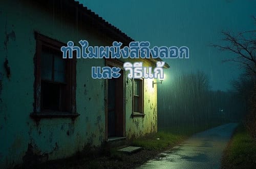 ผนังบ้านสีลอกล่อน