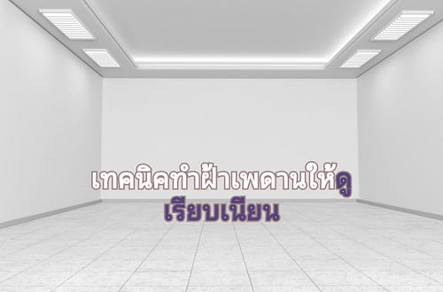 ฝ้าเพดานสวย